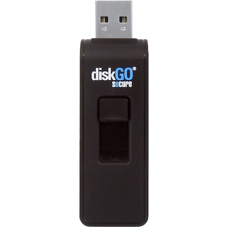 Edge Memory EDGE 32GB DiskGo Secure Pro USB 3.0 Flash Drive - 32 GB - USB 3.0 - 256-bit AES - Lifetime Warranty PE242961